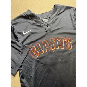 San Francisco Giants Shirt Mens Small Black MLB Player Team Issued Dri Fit Nike‎